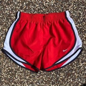 Red Nike Dri-Fit Running Shorts